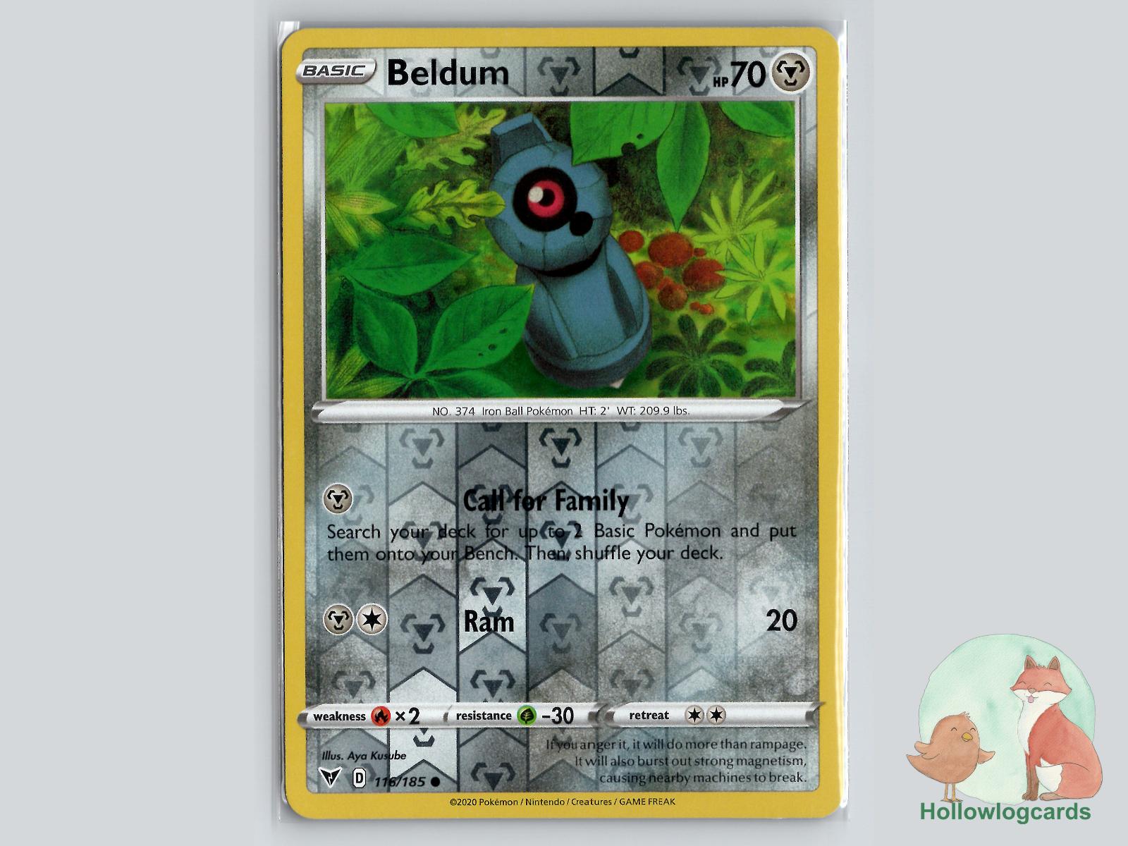 Beldum (116/185) - Vivid Voltage Pokémon Card