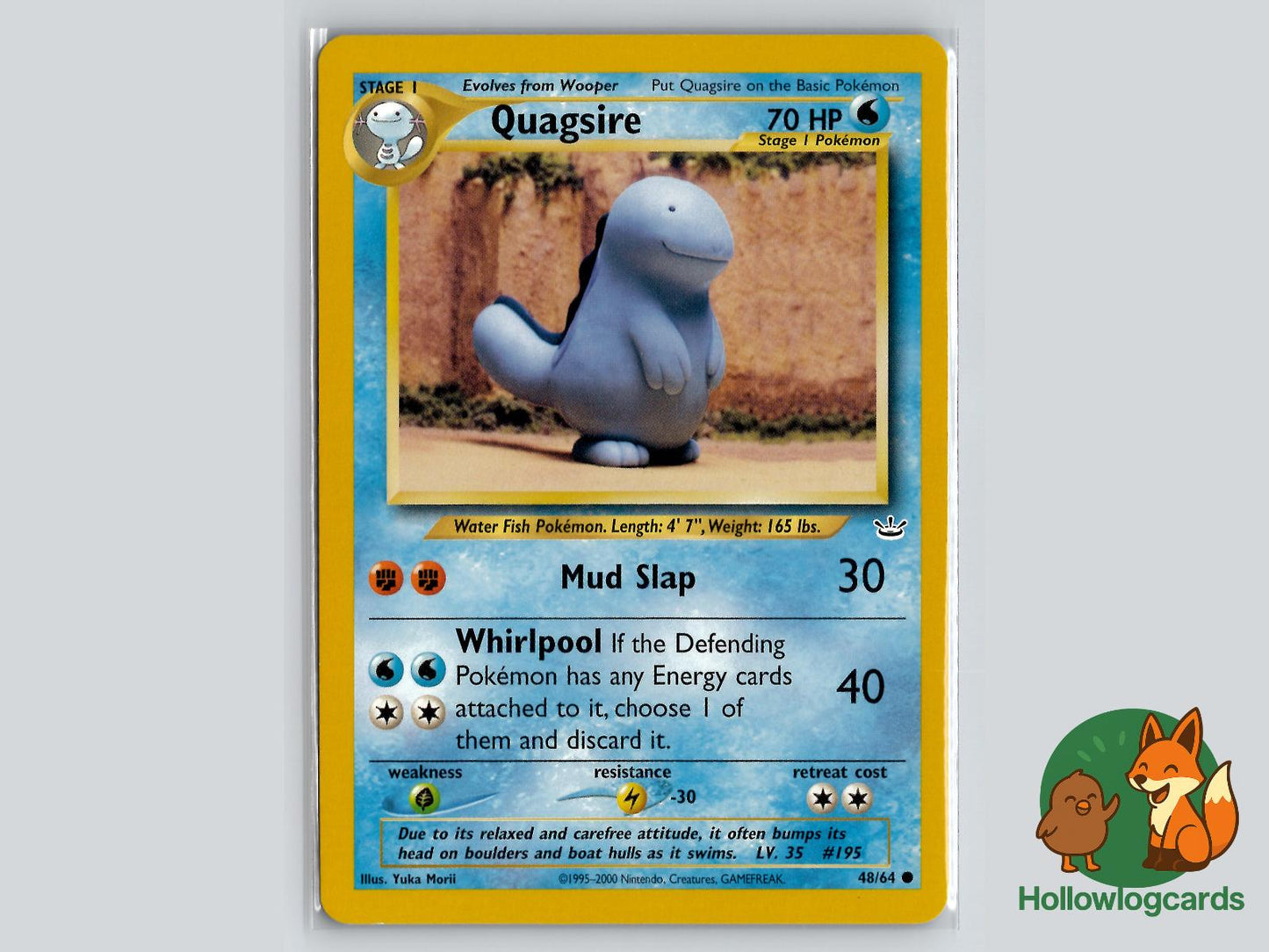 Quagsire (48/64) - Neo Revelation Pokémon Card