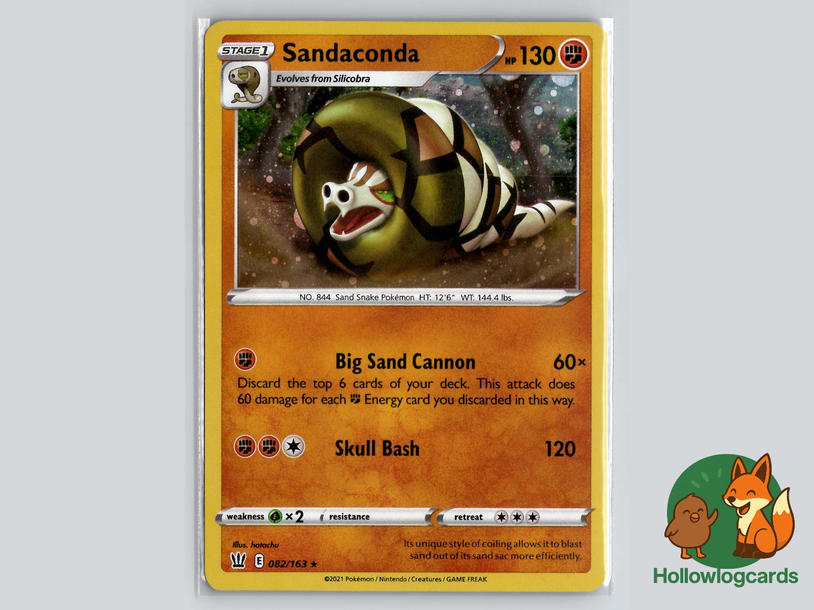 Sandaconda (082/163) - Battle Styles Pokémon Card