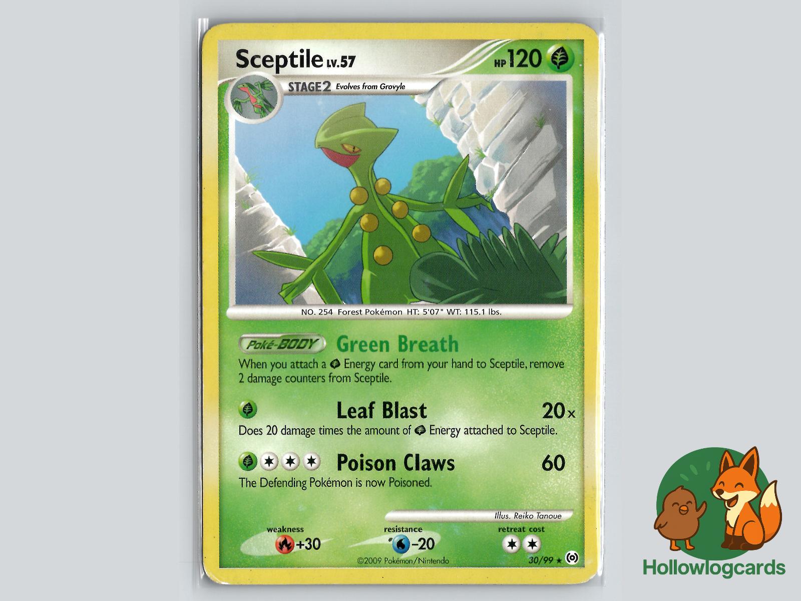 Sceptile (30/99) - Arceus Pokémon Card