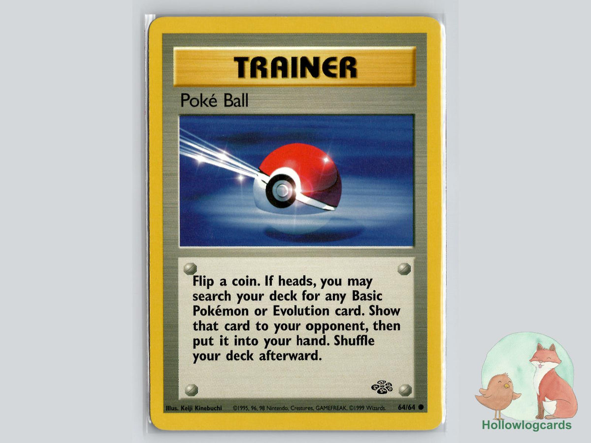 Poke Ball (64/64) - Jungle Pokémon Card