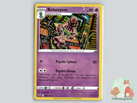 Beheeyem (080/195) - Silver Tempest Pokémon Card