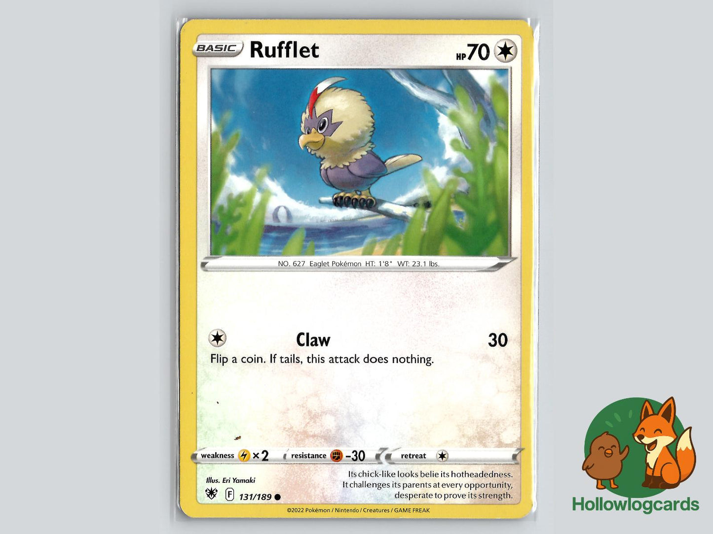 Rufflet (131/189) - Astral Radiance Pokémon Card