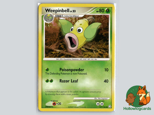 Weepinbell (127/146) - Legends Awakened Pokémon Card