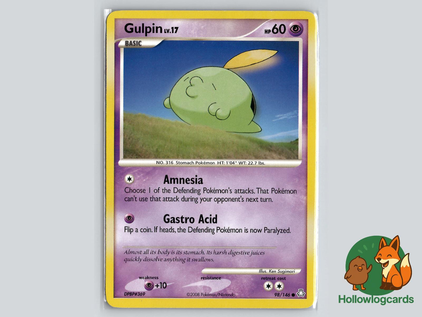 Gulpin (98/146) - Legends Awakened Pokémon Card