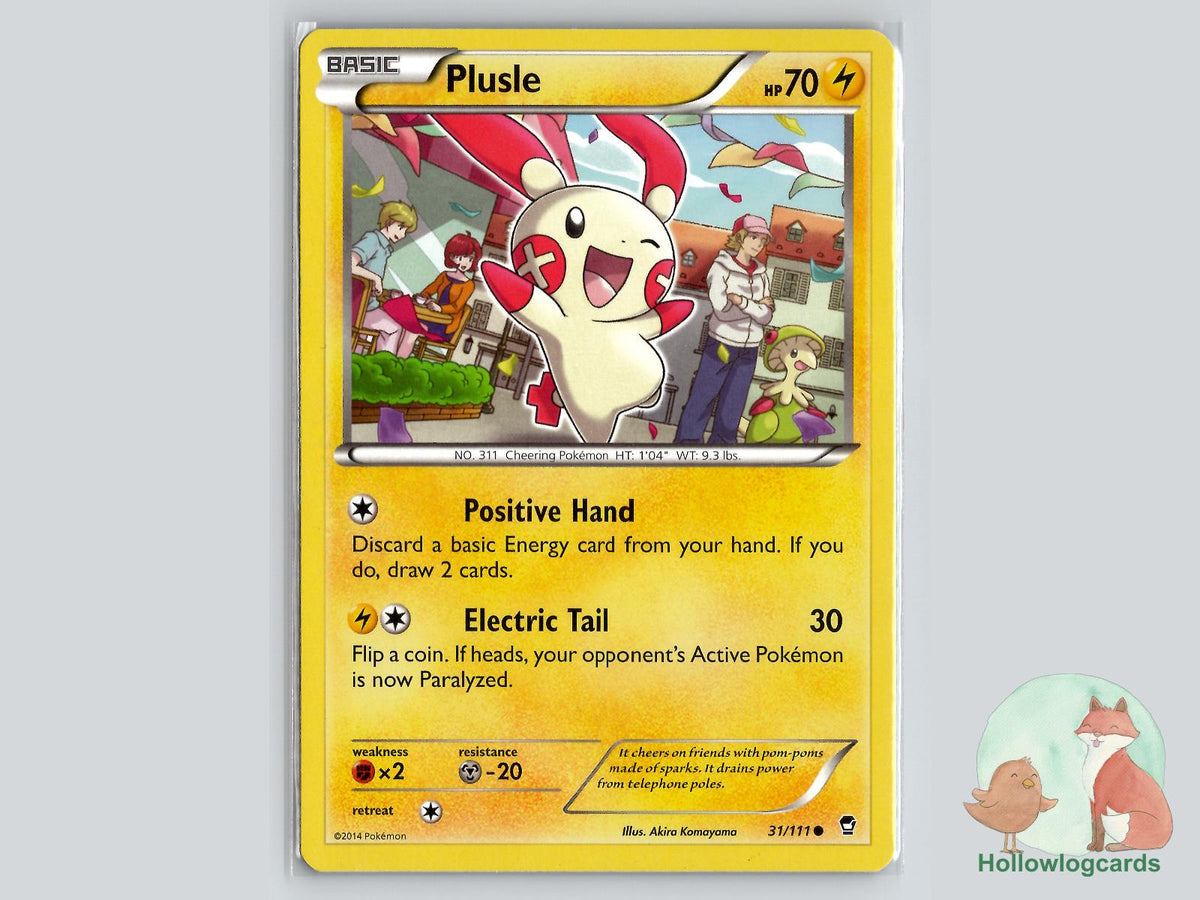Plusle (31/111) - Furious Fists Pokémon Card