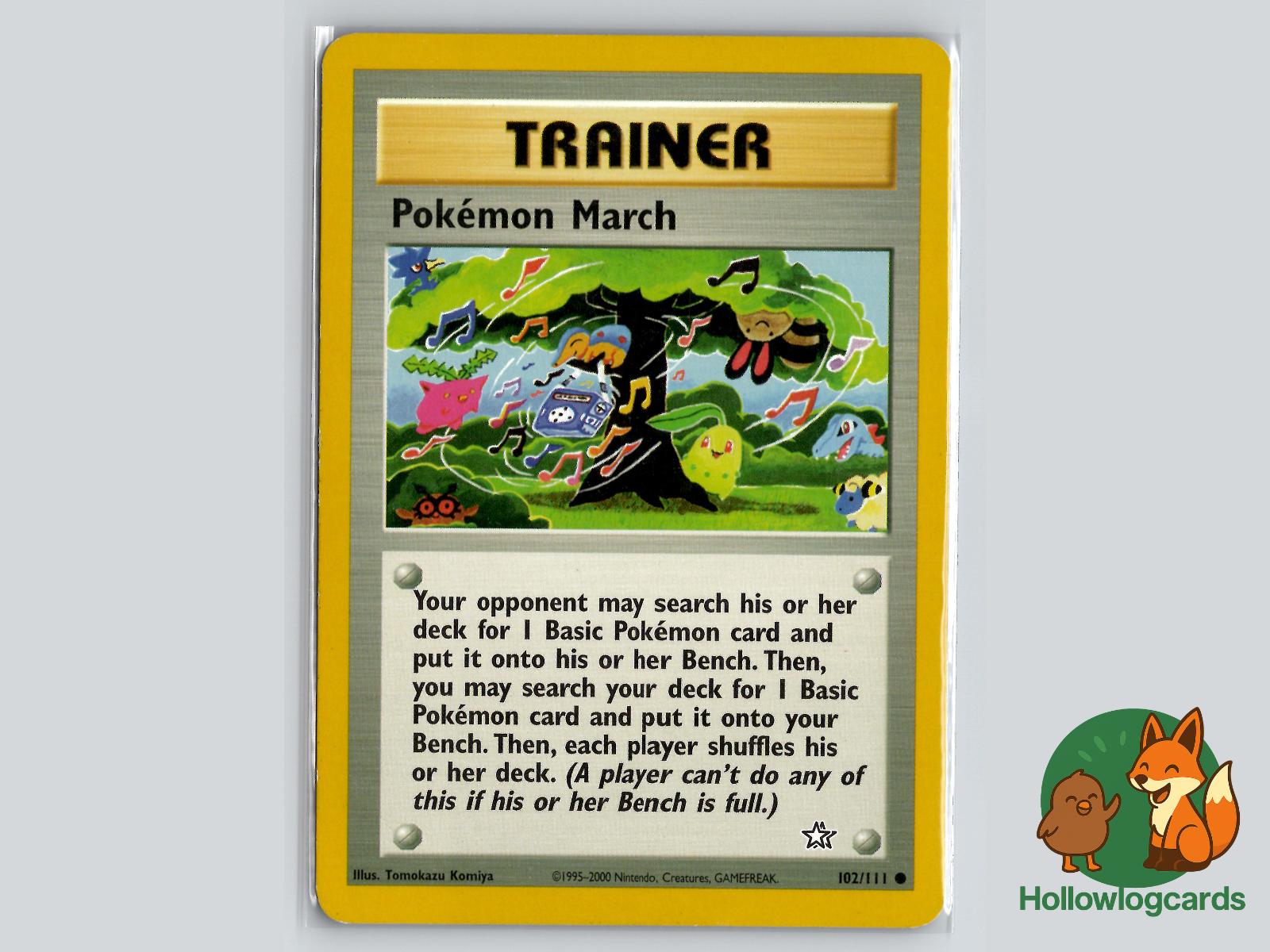 Pokemon March (102/111) - Neo Genesis Pokémon Card