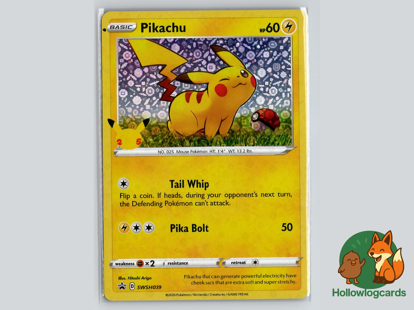 Pikachu (SWSH039) Pokémon Card