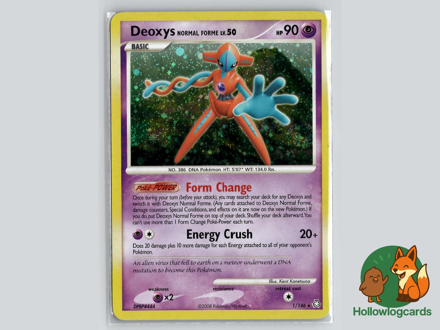 Deoxys Normal Forme (1/146) - Legends Awakened Pokémon Card