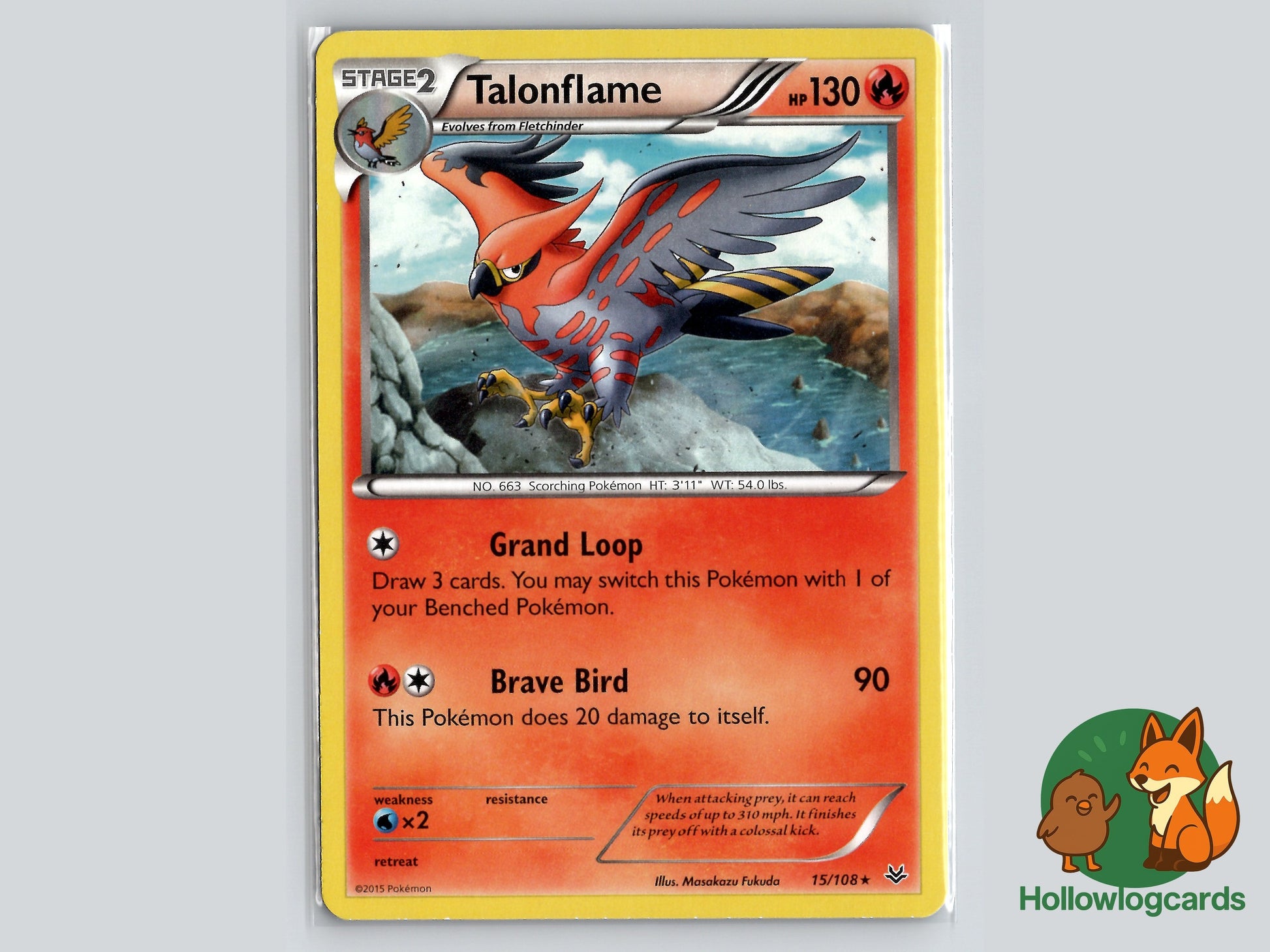 Image of Talonflame Roaring Skies (ROS) #15
