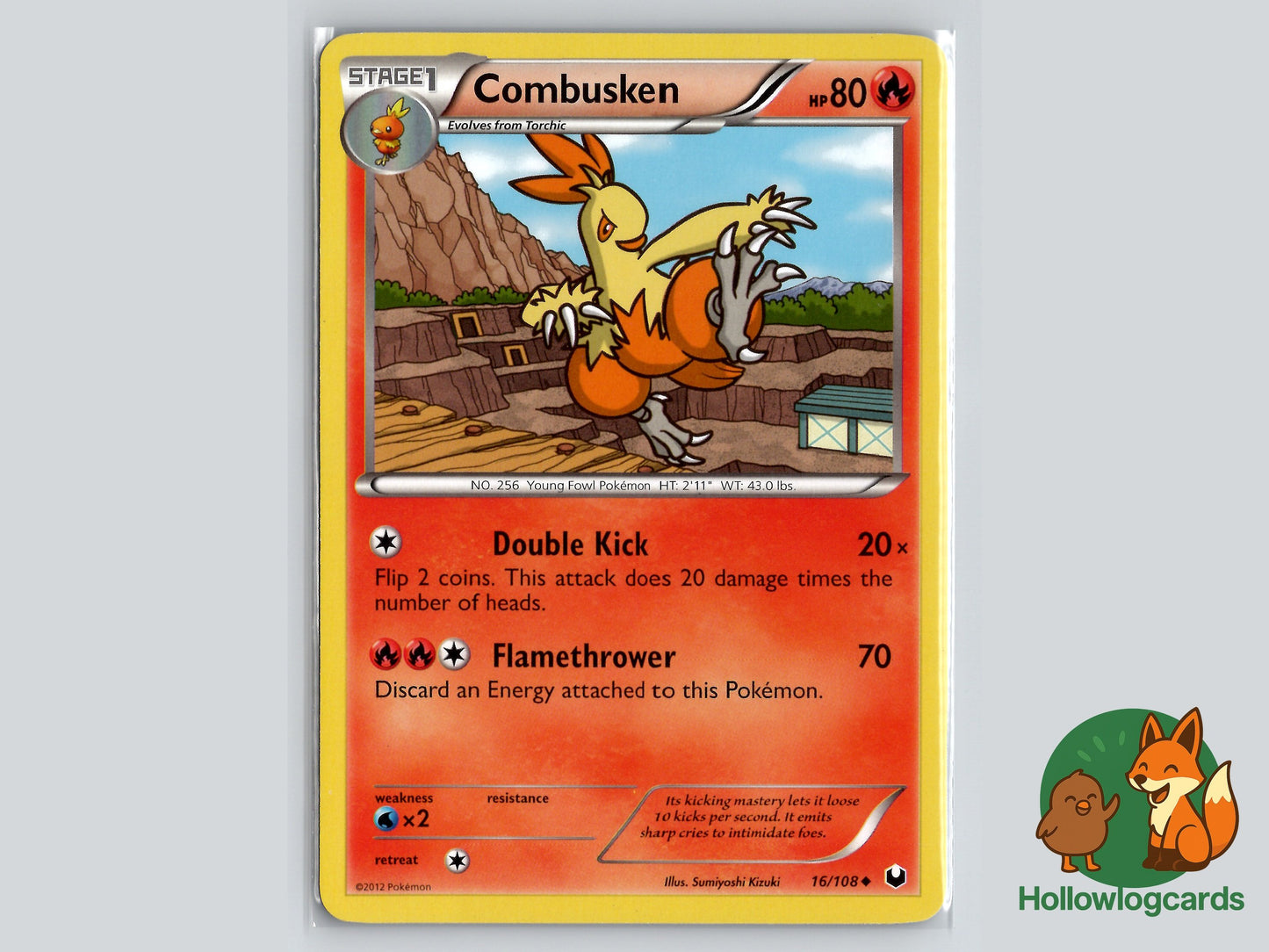 Image of Combusken Dark Explorers (DEX) #16