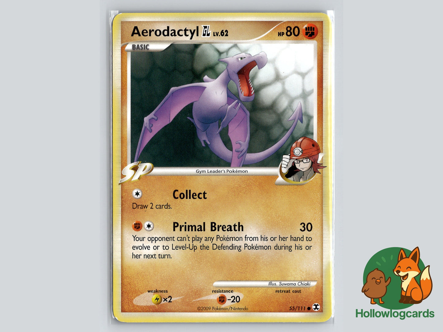 Image of Aerodactyl GL Rising Rivals (RR) #55