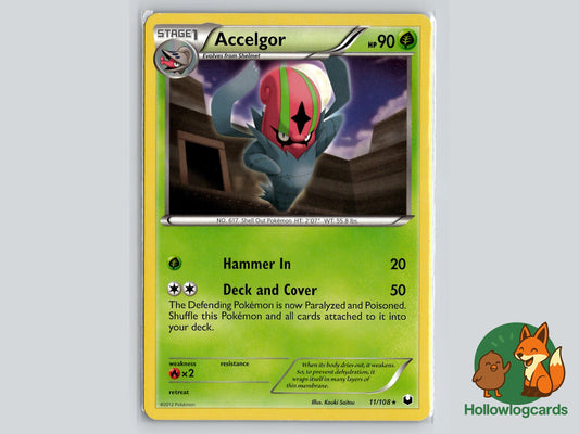 Image of Accelgor Dark Explorers (DEX) #11