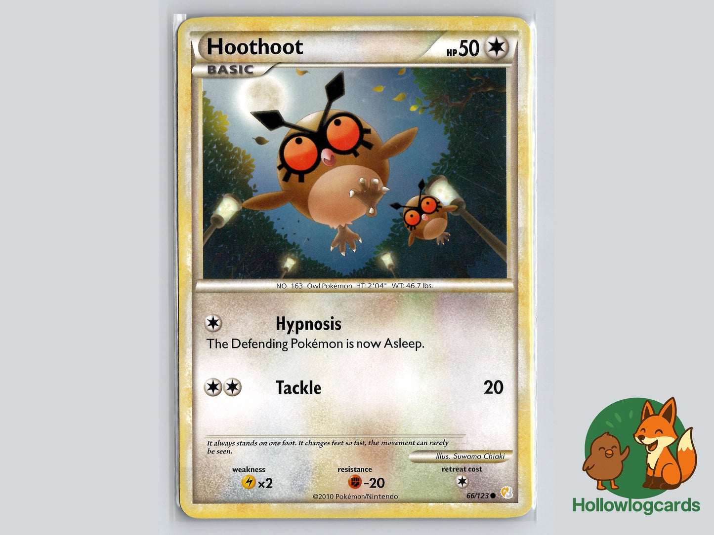 Image of Hoothoot HeartGold and SoulSilver (HS) #66