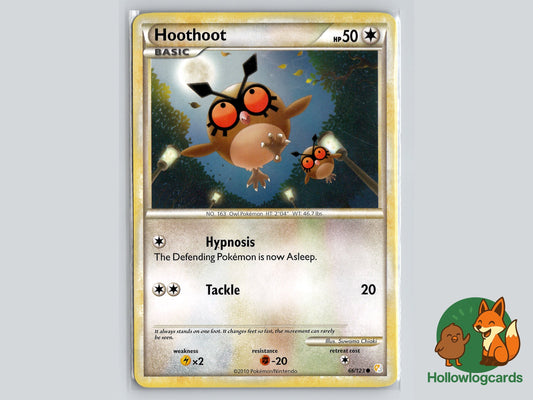 Image of Hoothoot HeartGold and SoulSilver (HS) #66