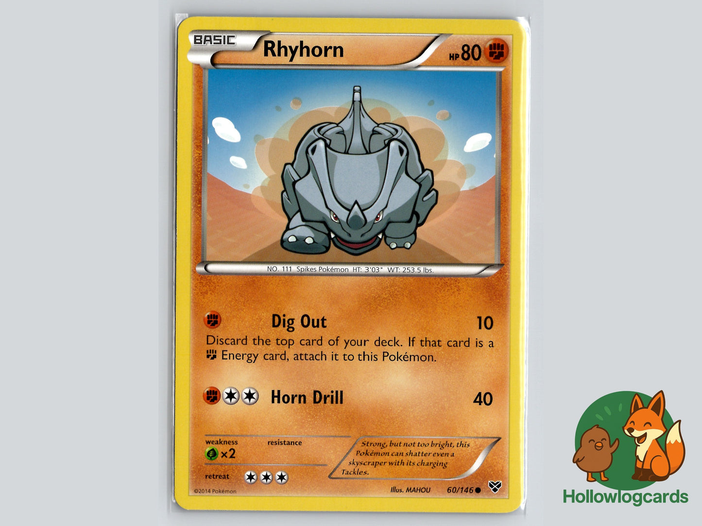 Image of Rhyhorn XY (XY) #60