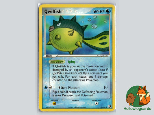 Qwilfish (27/109) - Team Rocket Returns Pokémon Card