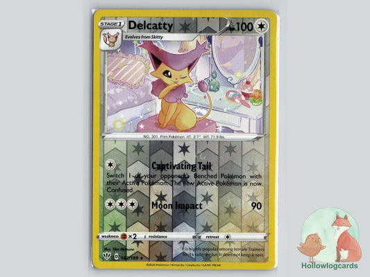 Delcatty (142/189) - Darkness Ablaze Pokémon Card