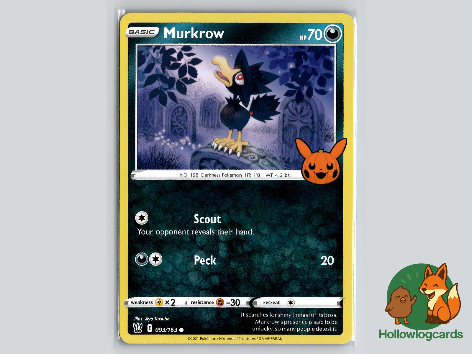 Murkrow (093/163) Pokémon Card