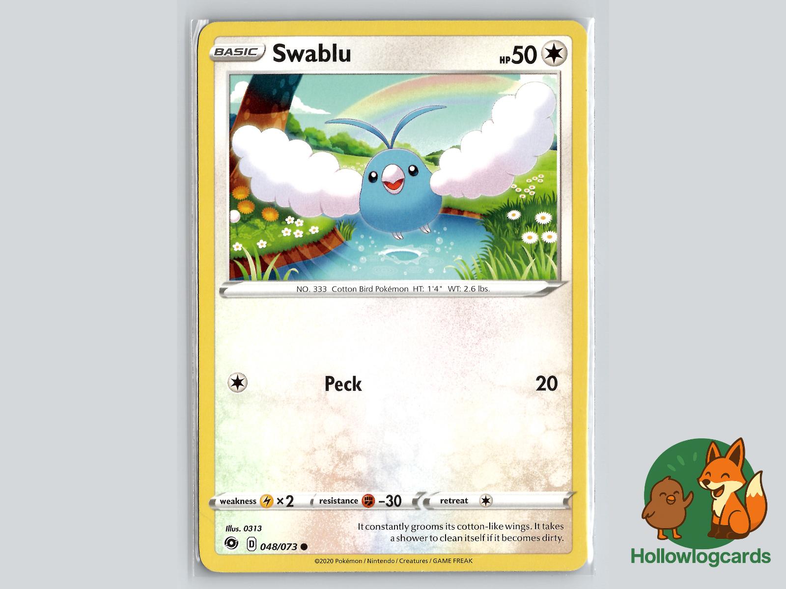 Swablu (048/073) - Champion's Path Pokémon Card