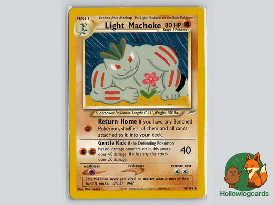 Light Machoke (49/105) - Neo Destiny Pokémon Card