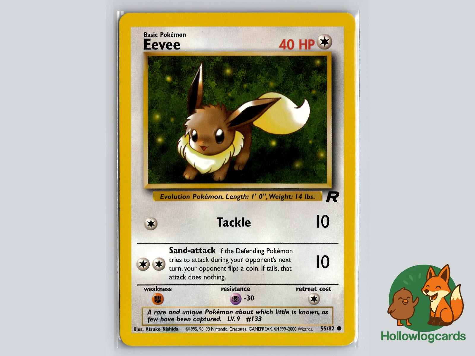 Eevee (55/82) - Team Rocket Pokémon Card