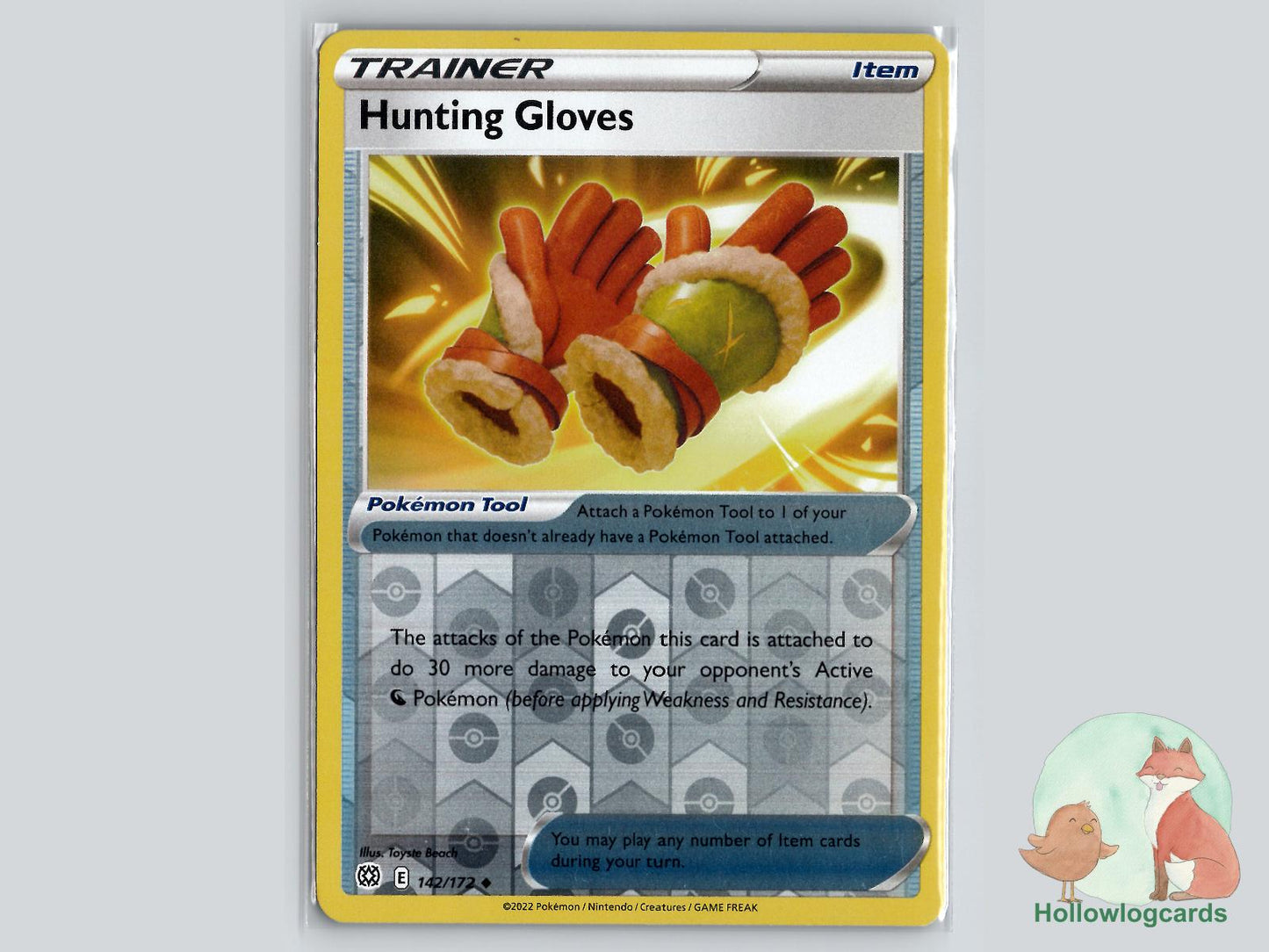 Hunting Gloves (142/172) - Brilliant Stars Pokémon Card