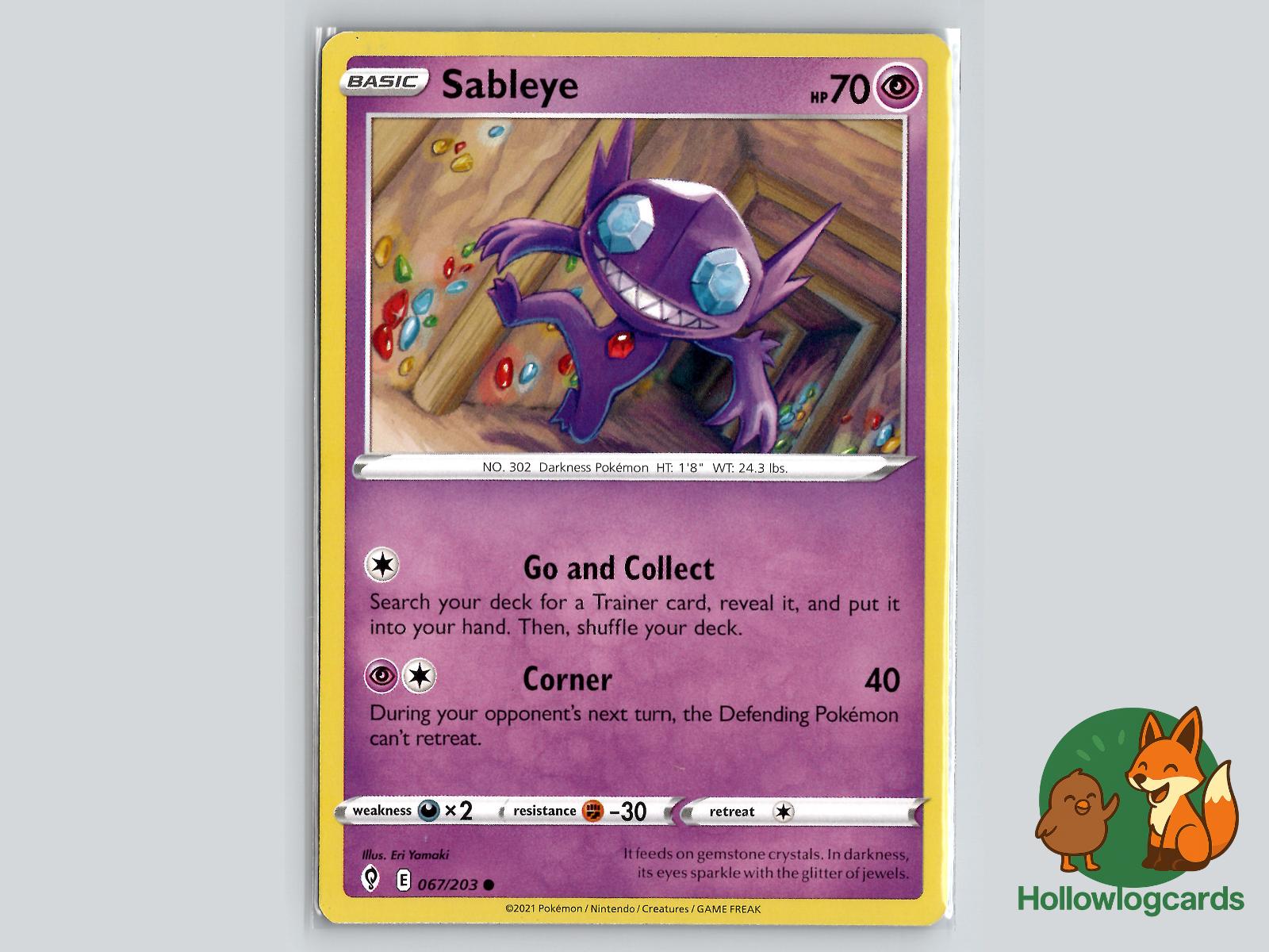 Sableye (067/203) - Evolving Skies Pokémon Card