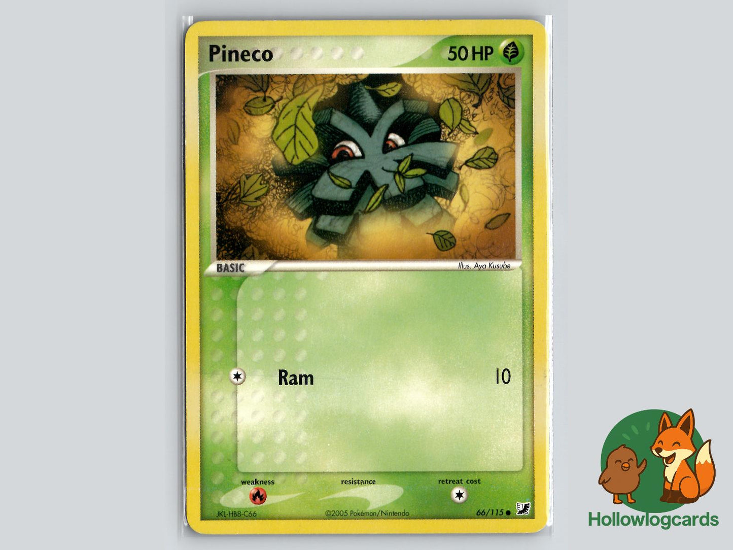 Pineco (66/115) - Unseen Forces Pokémon Card