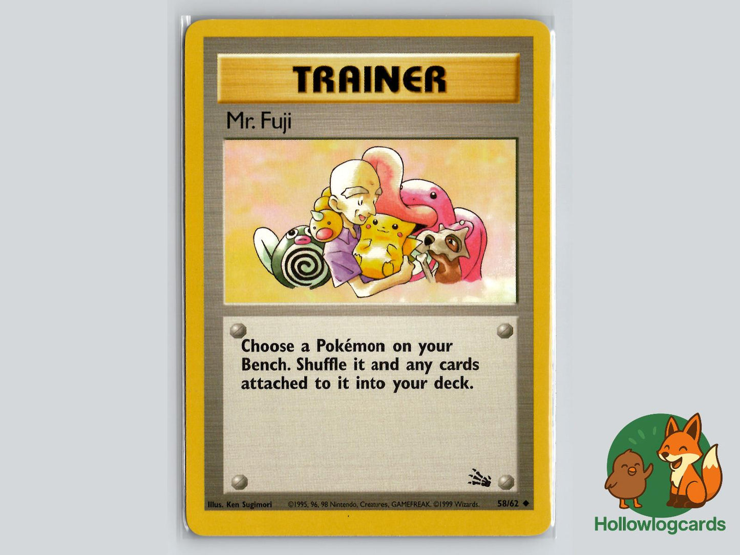 Mr. Fuji (58/62) - Fossil Pokémon Card