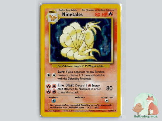Ninetales (12/102) - Base Pokémon Card