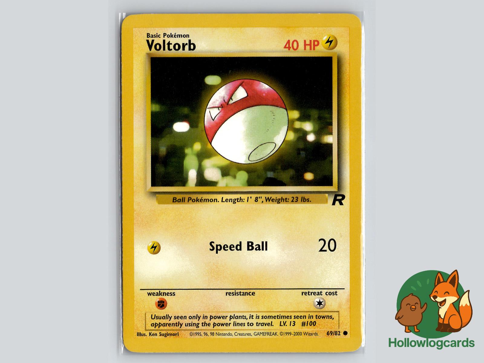 Voltorb (69/82) - Team Rocket Pokémon Card