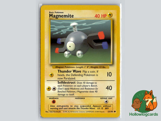 Magnemite (53/102) - Base Pokémon Card