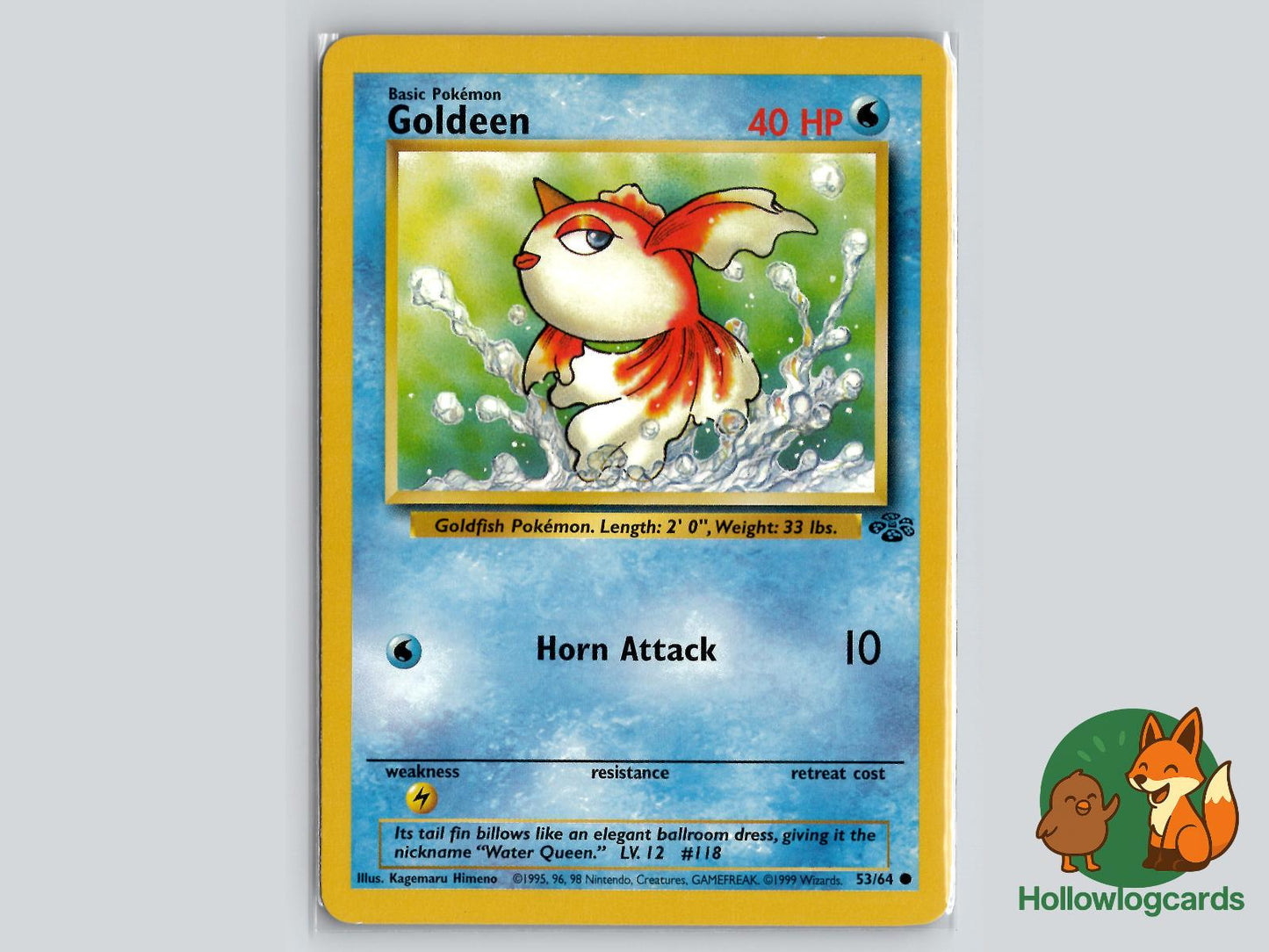Goldeen (53/64) - Jungle Pokémon Card