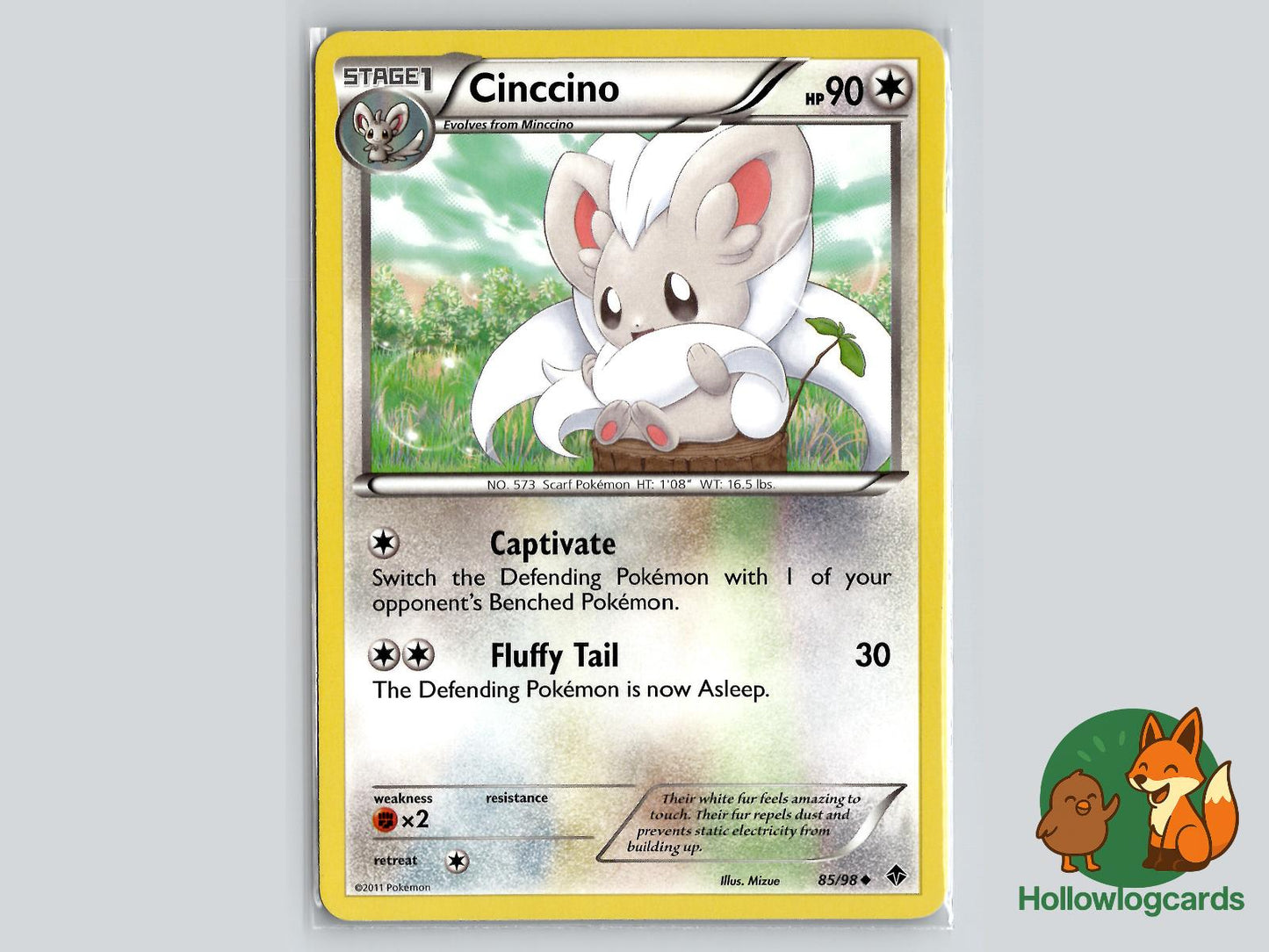 Cinccino (85/98) - Emerging Powers Pokémon Card