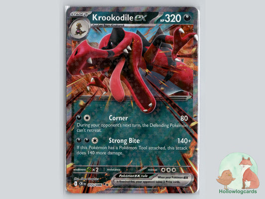 Krookodile ex (055/086) Pokémon Card