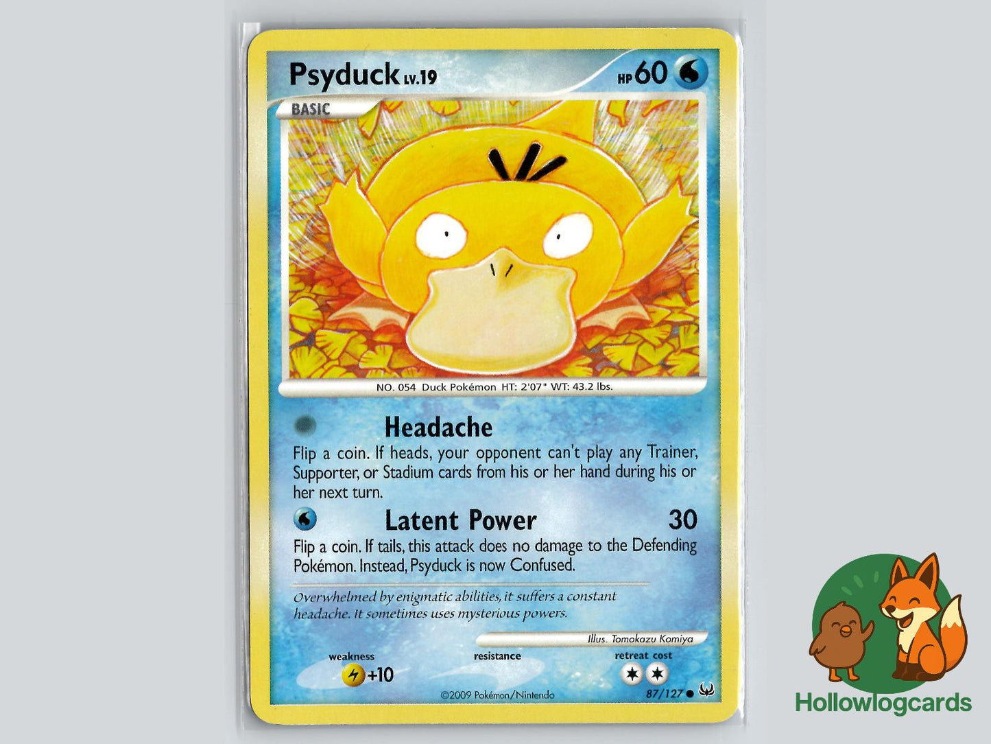 Psyduck (87/127) - Platinum Pokémon Card