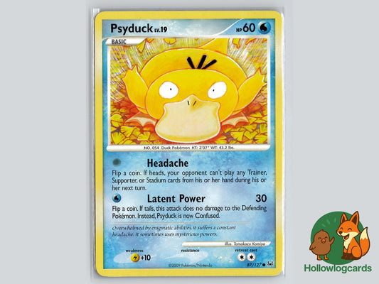 Psyduck (87/127) - Platinum Pokémon Card