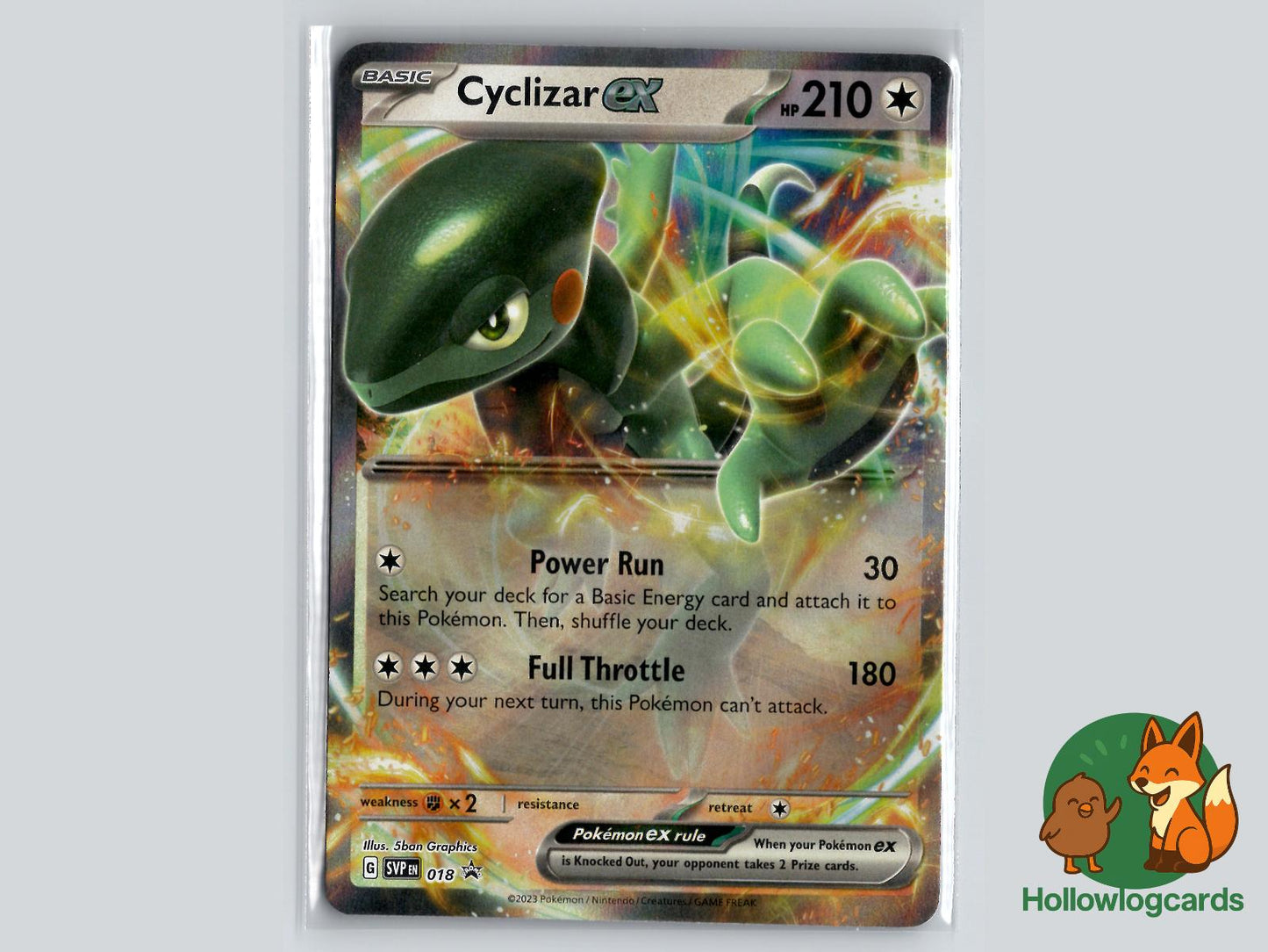 Cyclizar ex (018) - Scarlet & Violet Pokémon Card