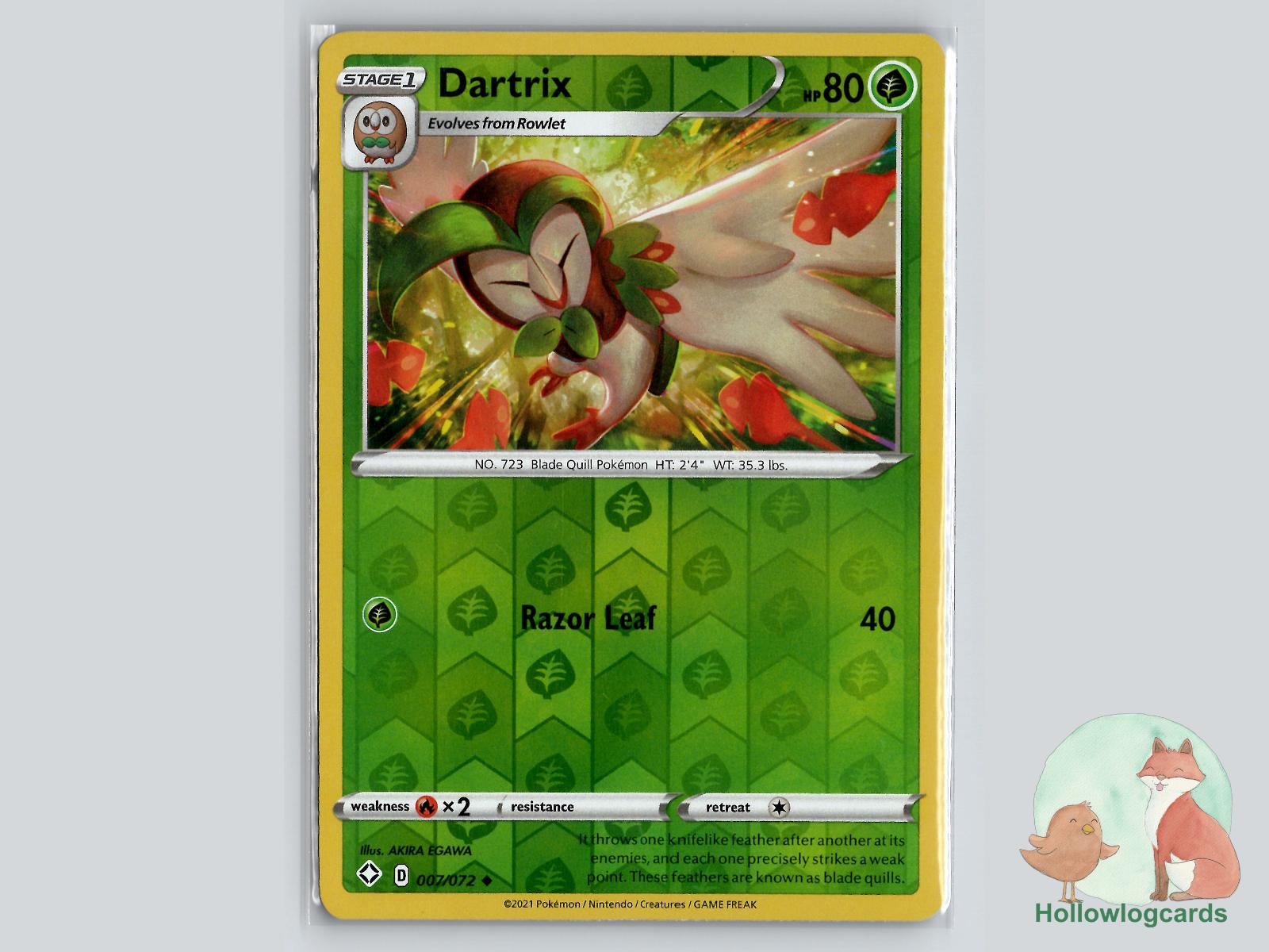 Dartrix (007/072) - Shining Fates Pokémon Card