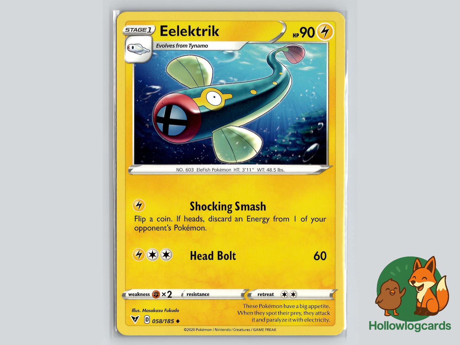 Eelektrik (058/185) - Vivid Voltage Pokémon Card