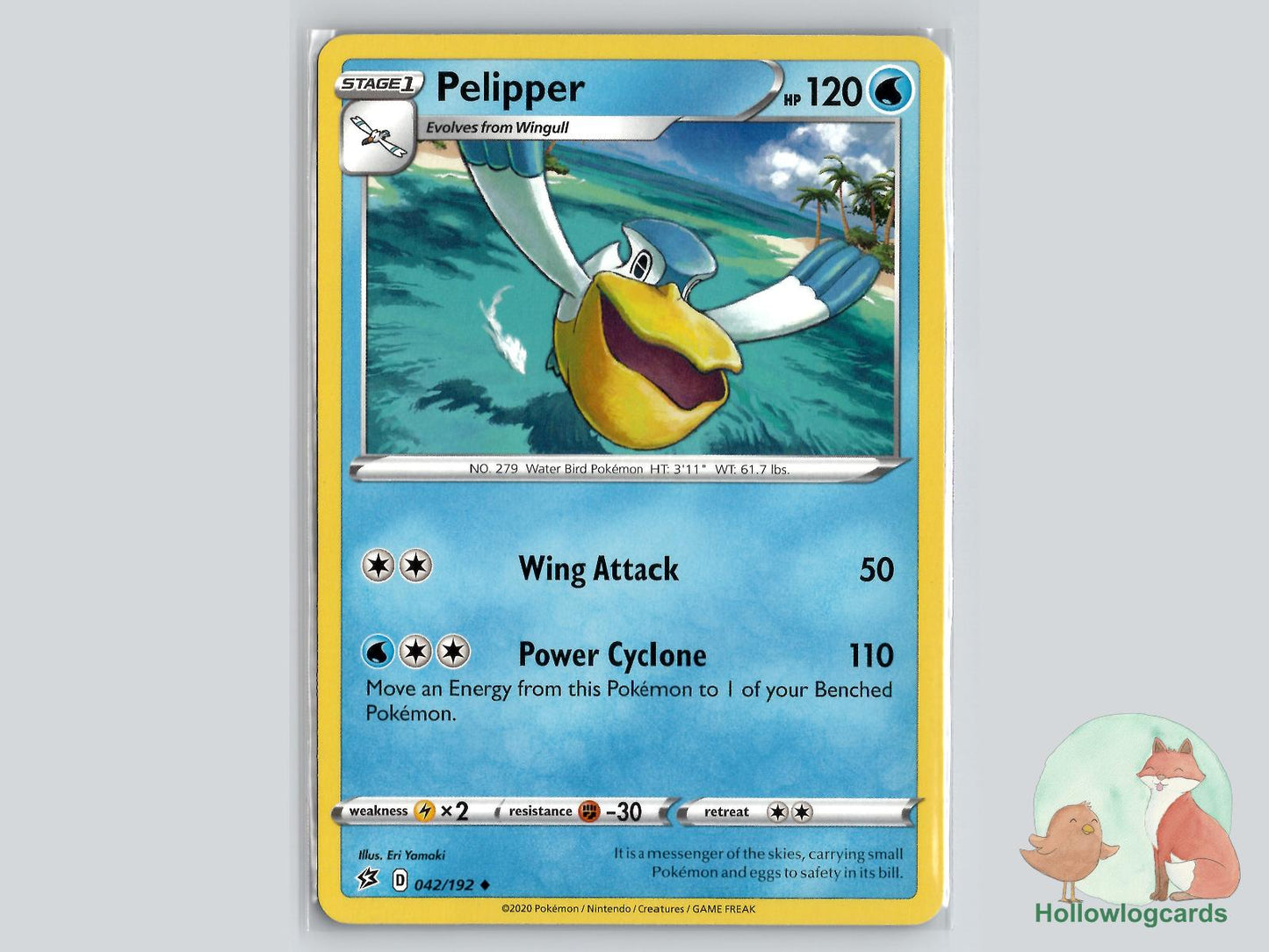 Pelipper (042/192) - Rebel Clash Pokémon Card