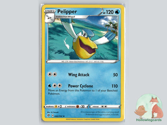 Pelipper (042/192) - Rebel Clash Pokémon Card