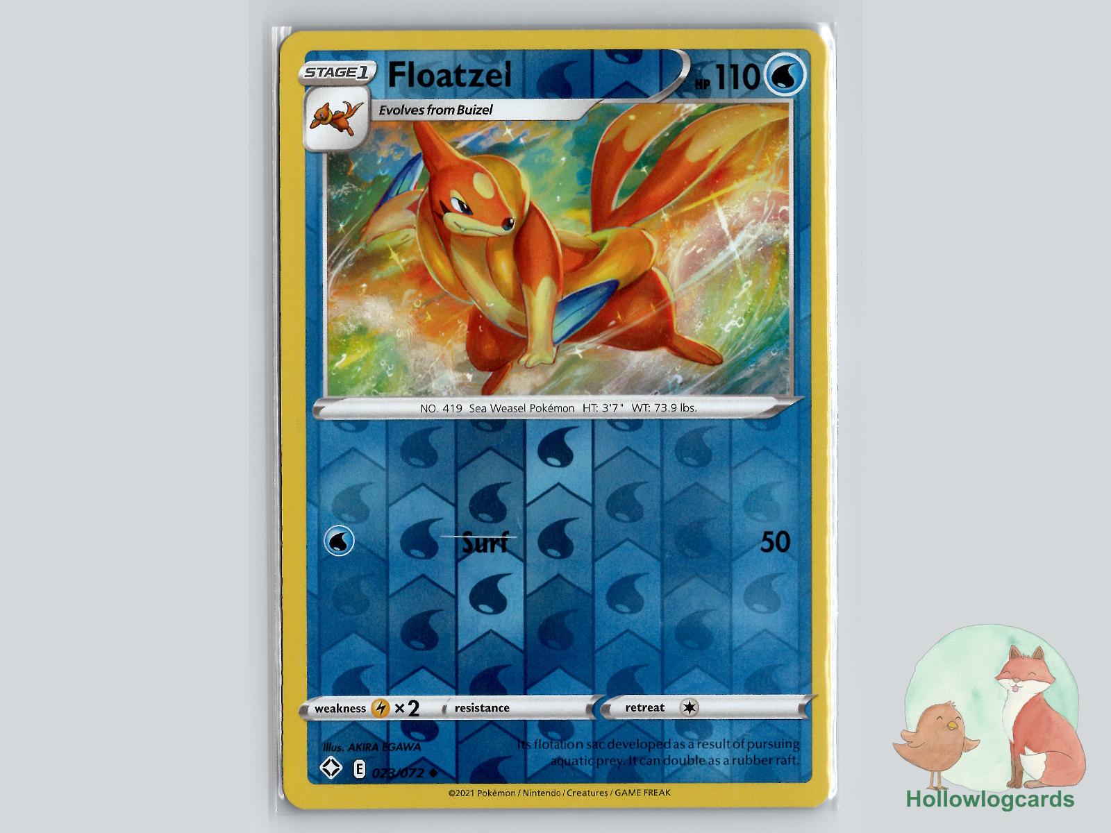Floatzel (023/072) - Shining Fates Pokémon Card
