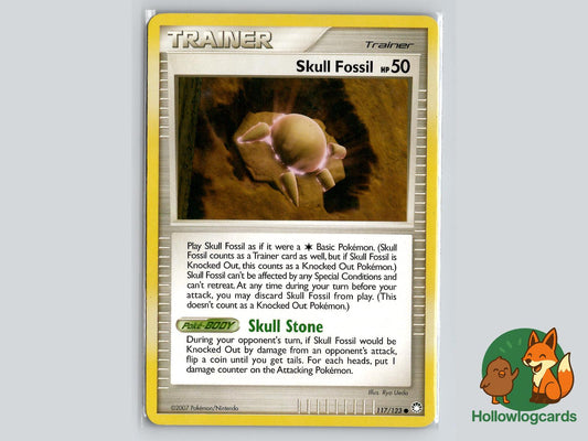 Skull Fossil (117/123) - Mysterious Treasures Pokémon Card