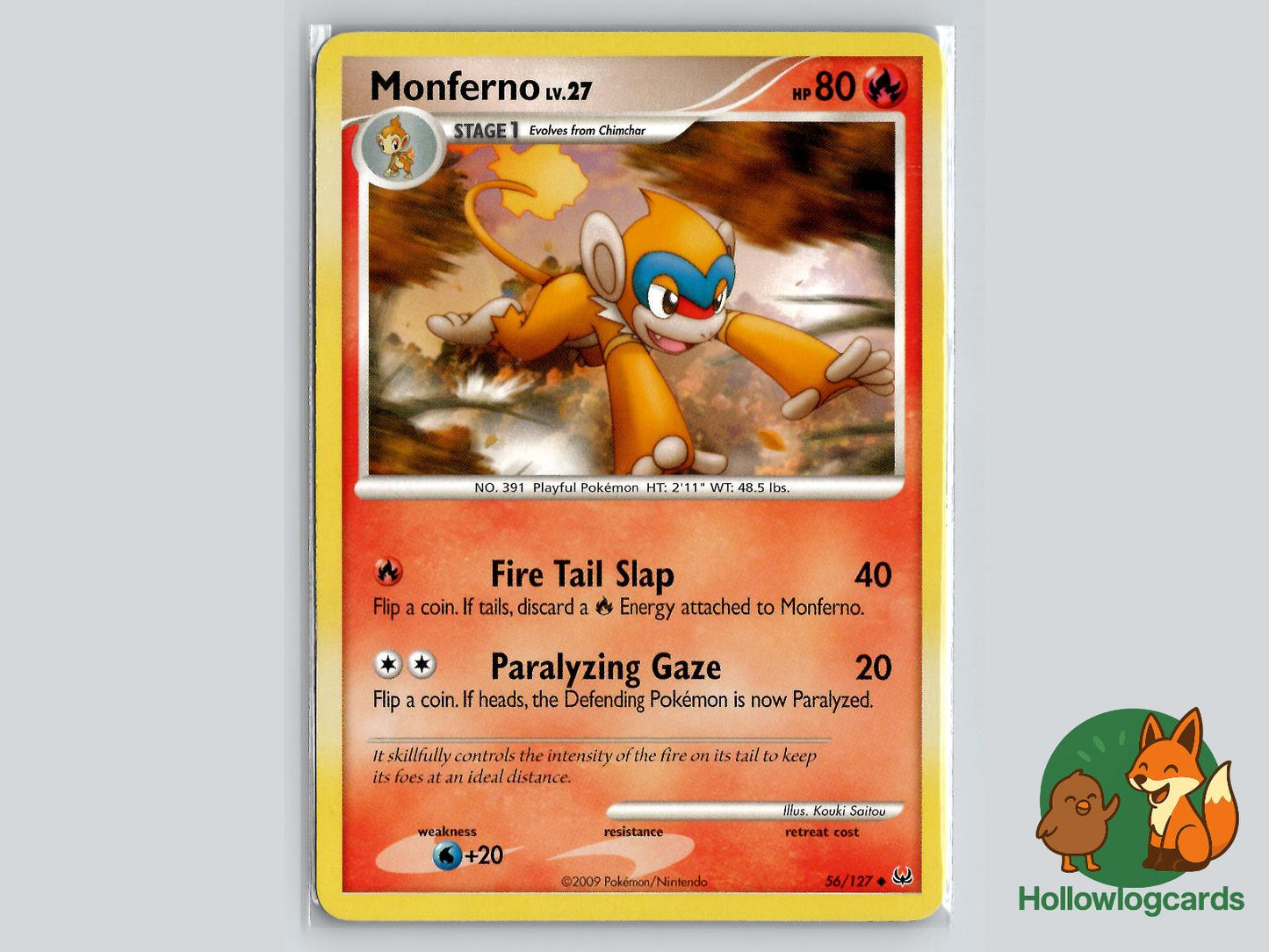 Monferno (56/127) - Platinum Pokémon Card
