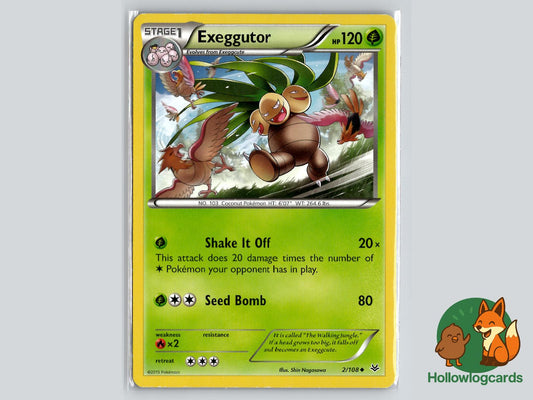 Exeggutor (2/108) - Roaring Skies Pokémon Card