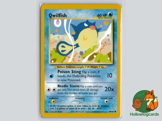 Image of Qwilfish Neo Revelation (N3) #49