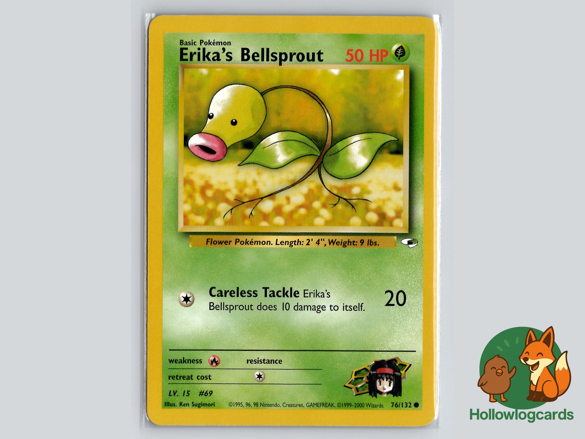 Image of Erikas Bellsprout Gym Heroes (G1) #76