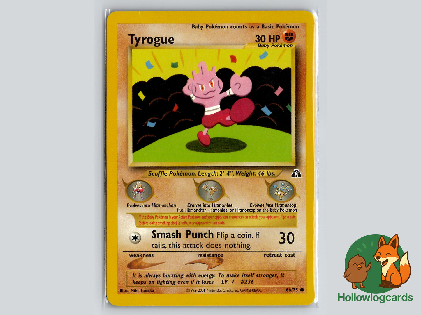 Image of Tyrogue Neo Discovery (N2) #66